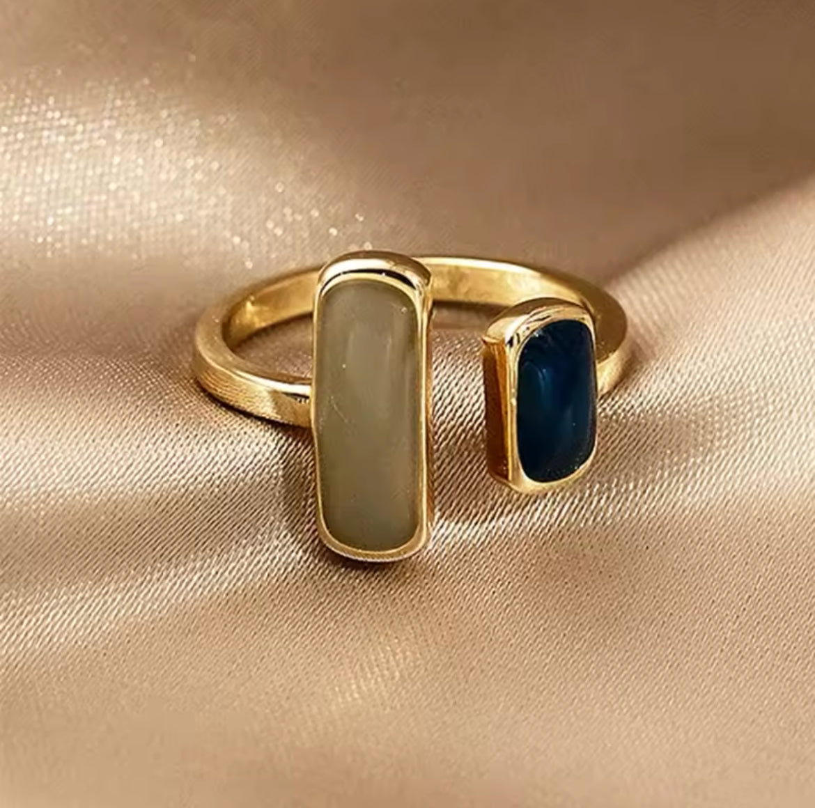 Colour Stones Gold Ring